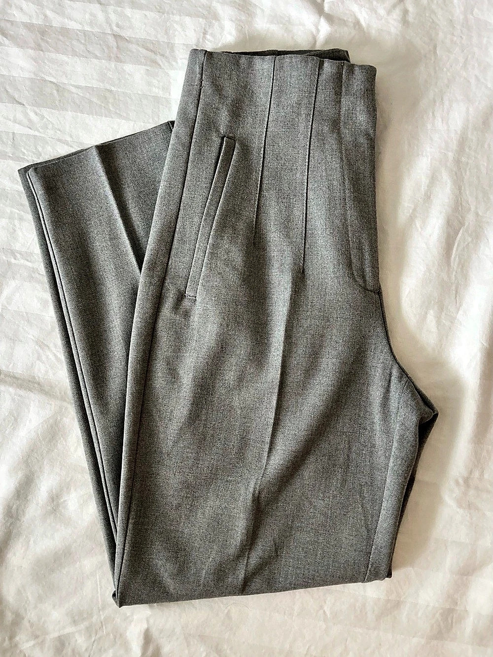 Zara Tailored Trousers in Gray Size S
